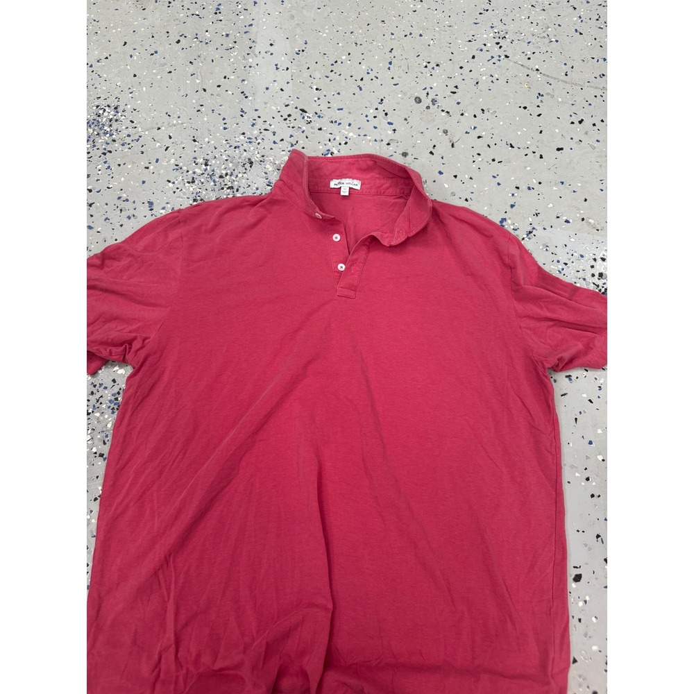 Peter Millar Polo Shirt Pima Cotton Blend Short Sleeve Casual‎ Top XL